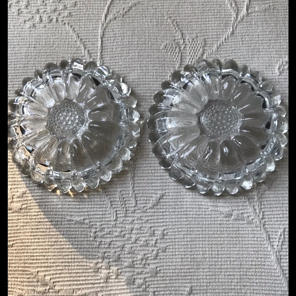 Pair of glass candle holders - Picture 4 of 4